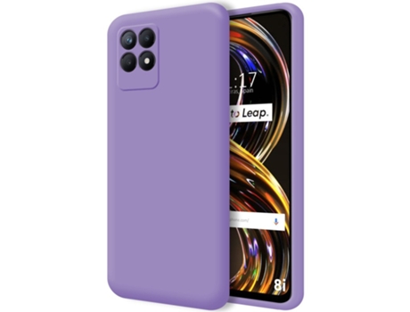 Carcasa Realme 8i TUMUNDOSMARTPHONE Silicona Líquida Rojo