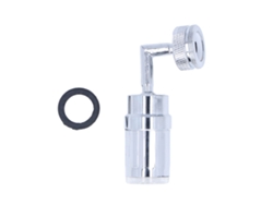 Cabezal de ducha LED tricolor con control de temperatura, dientes externos de 3/4, para baño y cocina