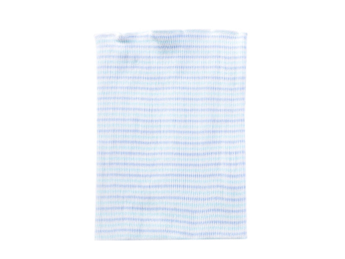 Banda Umbilical Para Bebé, Algodón Puro, Sin Costuras, Rayas Azules, Unisex.