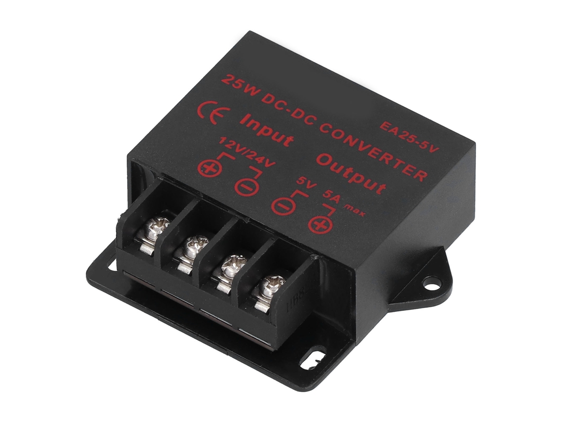 Módulo de fuente de alimentación con transformador regulador, convertidor de voltaje de CC de 12 V/24 V a 5 V/5 A