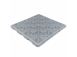 Pack Ahorro 100 Losetas Autoventiladas 30x30x1,5cm (≈9m² - Gris Aluminio) - Suelos De Piscinas, Terrazas, Césped Artificial, Perreras, Trasteros