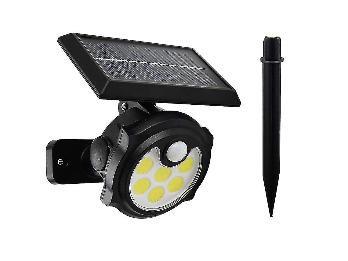 Rebe-luz De Pared Con Sensor De Movimiento Solar Para Jardín Exterior, Modos De Iluminación Y Instalación Versátil