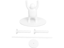 Divertido Soporte Para Papel Higiénico Con Forma De Levantador De Pesas. De Plástico Impreso En 3d