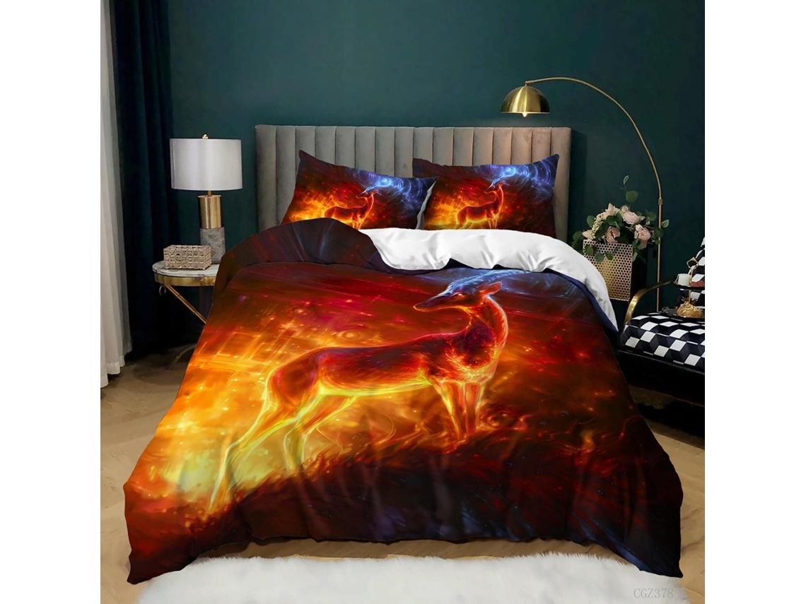 Funda Nórdica Estampado Funda Almohada Ropa Cama Juego Ropa 135 X 200 Cm 50 75 220 240