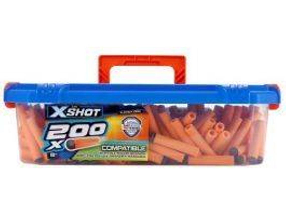Conjunto de Dardos T.PLANET SHOP X-Shot (200 Unidades)