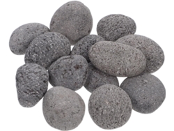 Inoomp 1 Bolsa De Piedras De Lava Volcánica Para Fogatas, Piedras Para Chimenea, Reutilizables, Piedrass Al Calor Para