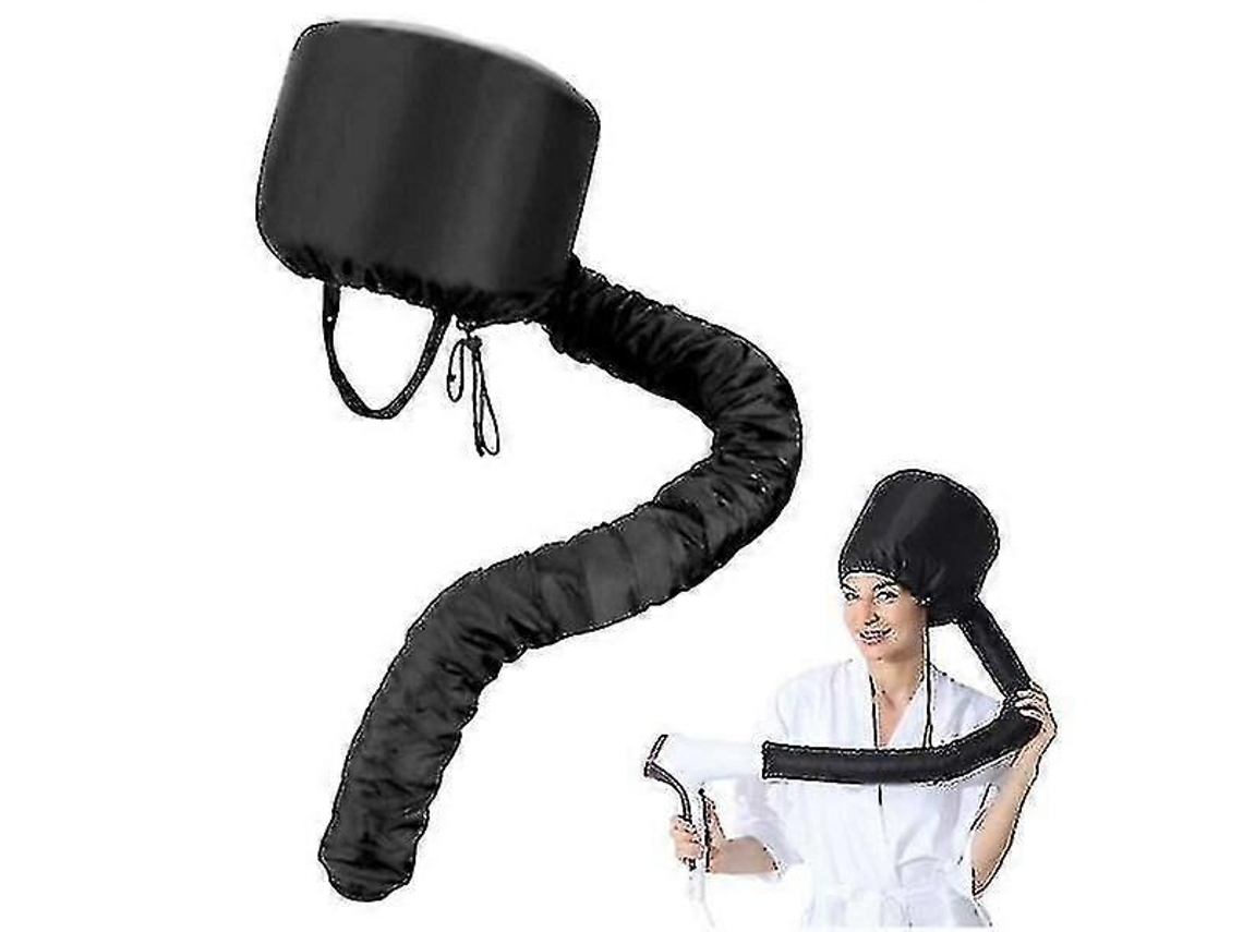 Touca Secadora De Cabelo - Secagem Rápida - Touca Aquecida Para Secador De Cabelo Preta