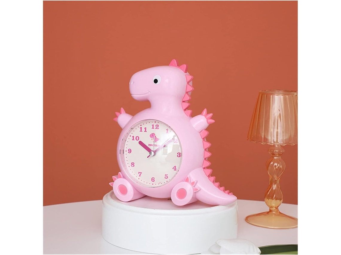 Reloj De Escritorio, Despertador Infantil, Reloj Digital Led, Reloj De Mesa Decorativo Para Niños (rosa)