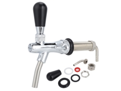 Grifo De Cerveza Ajustable Con Rosca G5/8 De Pulgada, Vástago Largo Para Cerveza Artesanal.