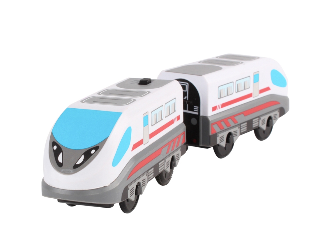 Brinquedo De Trem Elétrico Com Trilhos Magnéticos Hape Clássico Para Crianças
