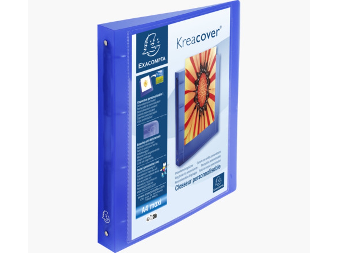 EXACOMPTA 51562E Carpeta de Cartón A4 Azul