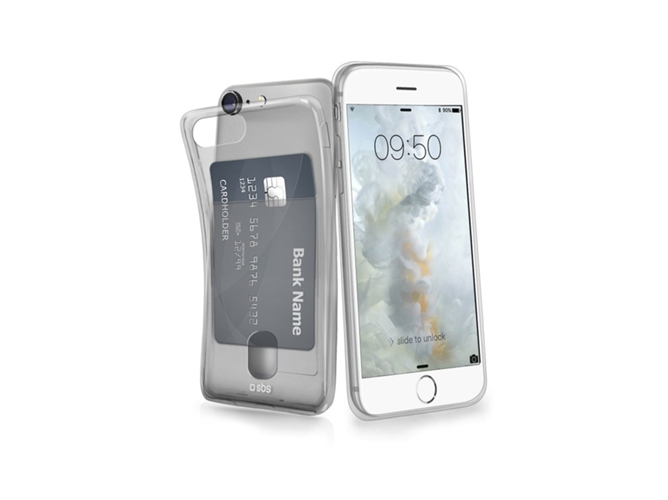 Carcasa iPhone 7, 8 SBS Fluo Transparente