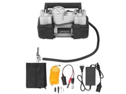 Compresor De Aire Portátil 100psi Para Neumáticos Con Manómetro, Luz Led Y Voltaje 100‑240v - Bombilla De Inflado Para Coche