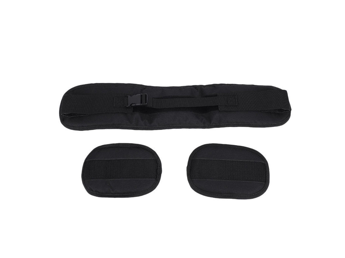 Cinturón de empuje de cadera de poliéster para mancuernas