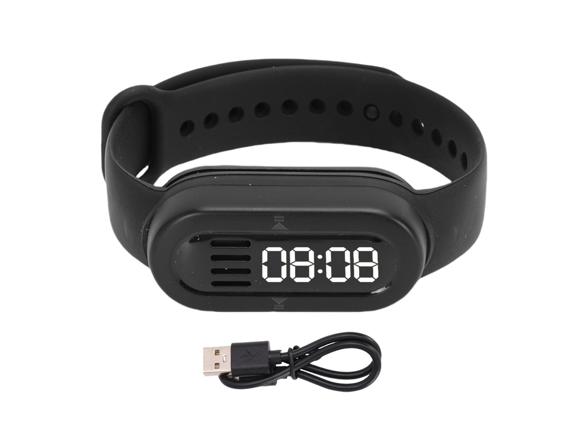 Pulsera Inteligente Con Altavoz Bluetooth Reproductor Mp3 Pantalla Digital Led Para Deportes
