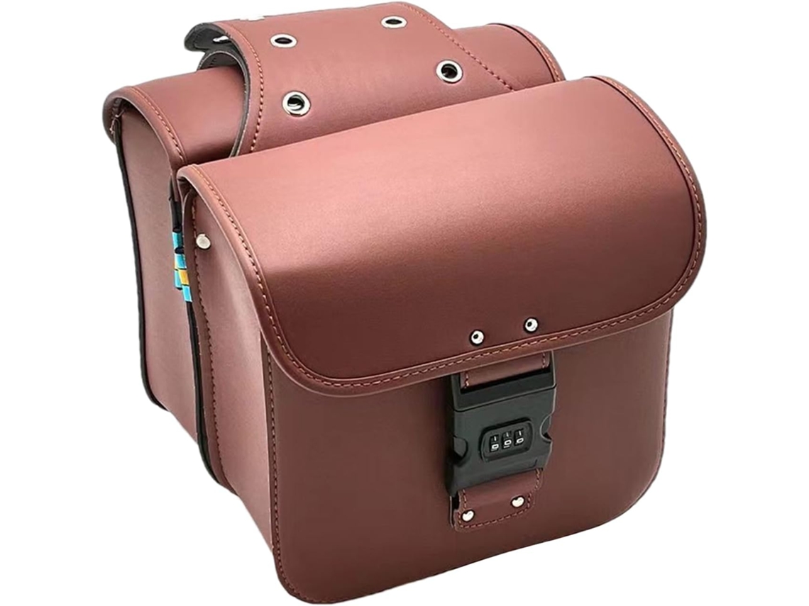 Alforjas laterales impermeables para motocicleta, bolsa lateral de gran capacidad.