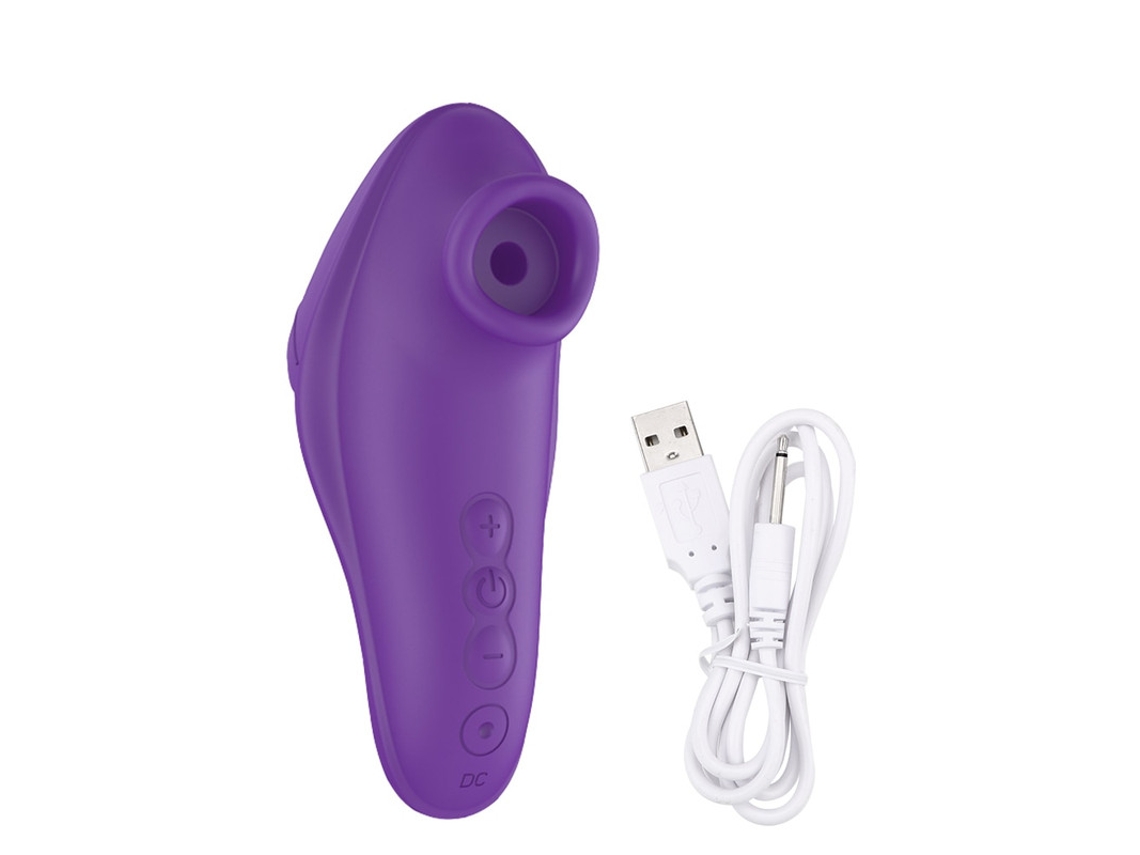 Vibrador De Succin De Dedo Recargable Usb Con 10 Modos Para Adultos (prpura) Yizhood