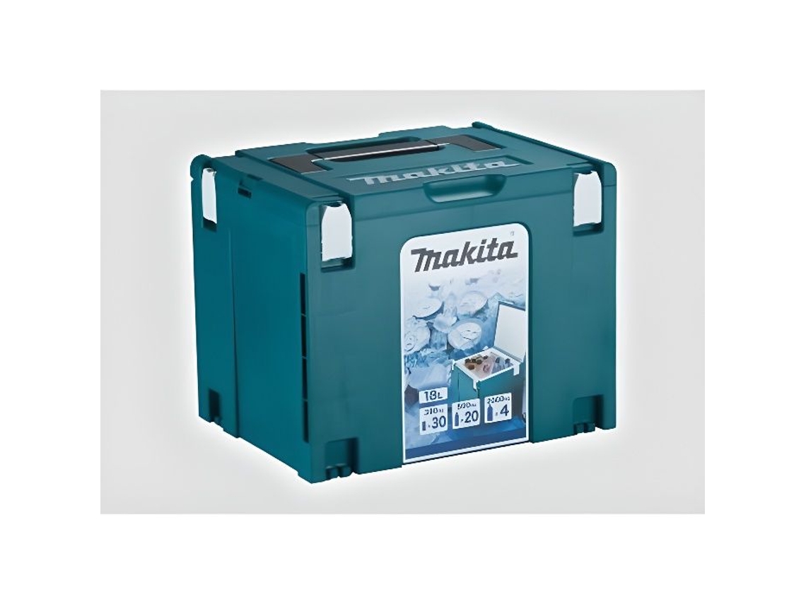 Refrigerador para obra Makita Makpac tamaño 4 18 litros azul
