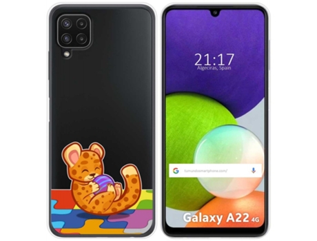 Carcasa Samsung Galaxy A22 4G / M22 TUMUNDOSMARTPHONE Dibujos Transparente Multicolor