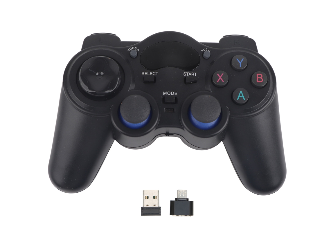 Controlador De Juego Inalámbrico Conexión Inalámbrica 2.4g Compatible Con Smart Tv Y Teléfonos Android
