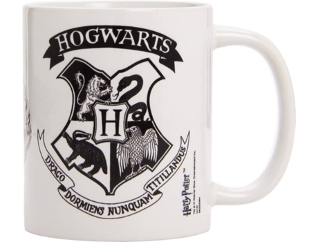 Taza PYRAMID Hogwarts Escudo Negro Harry Potter (315 ml)