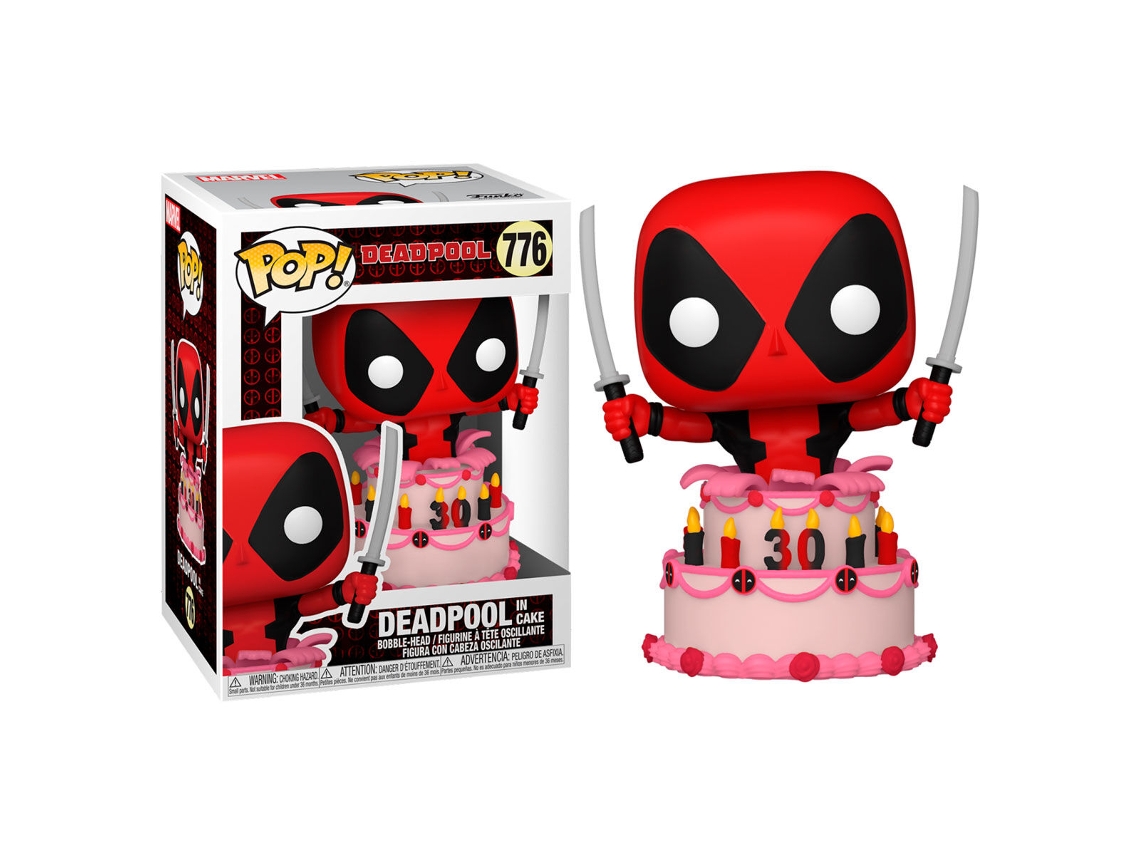 Figura Pop de Deadpool 30.º aniversario de Marvel en pastel B.active