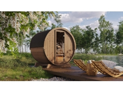 Sauna de exterior Ergo - 2200 x 2005 mm - Termomadera