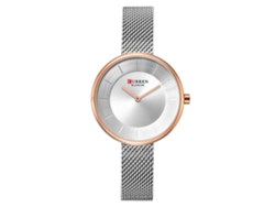 Reloj De Aleación De Moda Para Mujer, Reloj Minimalista De Cuarzo, Estilo Delgado Y Ligero Para Mujer.