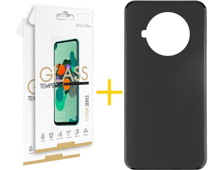 Kit Funda + Protector de Pantalla Xiaomi Mi 10T Lite 5G / Mi 10i 5G SKYHE Cristal Templado 8728 Negro