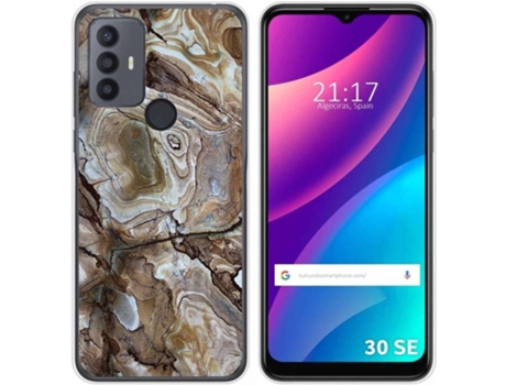 Carcasa para TCL 30 SE TUMUNDOSMARTPHONE Dibujos Mármol 14 Multicolor