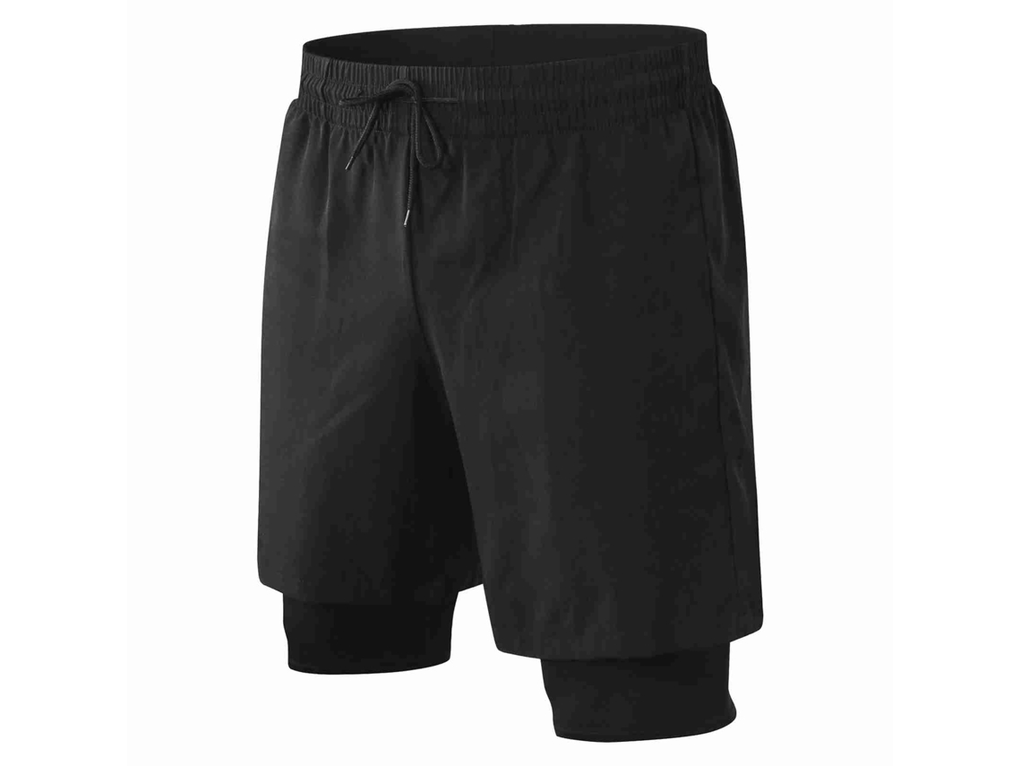 2026rebe-pantalones Cortos De Running 2 En 1 Para Hombre Transpirables Y Secado Rápido Con Bolsa Para Teléfono Para Entrenamiento Y Deportes