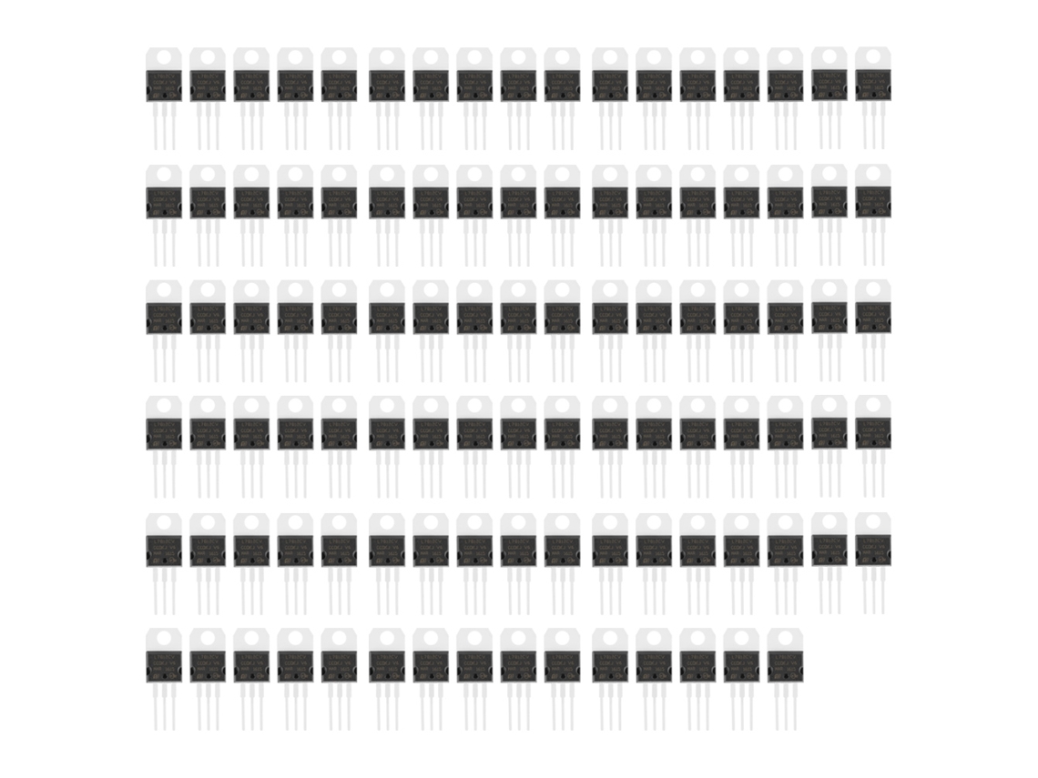 100pcs Reguladores De Tensión Positivos Ajustables L7812cv L7812 12v 1.5a