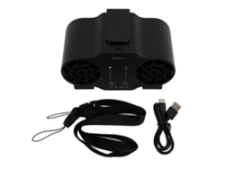Ventilador Portátil Para Cinto Usb Recarregável 20000mah Com Funções Multifuncionais E Rotação Bidirecional