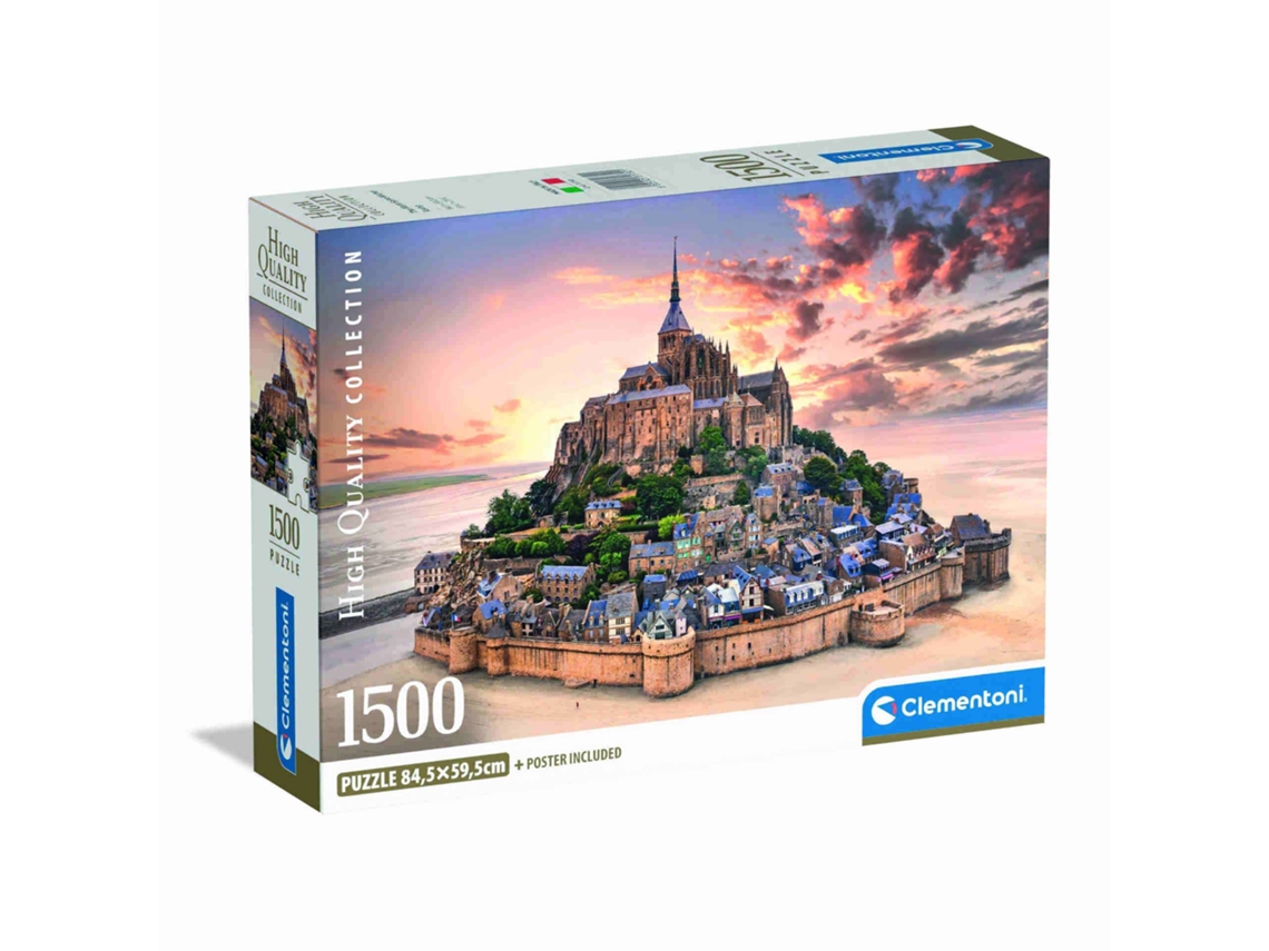 Puzzle La Ascensión del Mont Saint Michel 1500 Piezas Clementoni