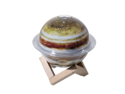 Humidificador con luz planetaria USB, luz nocturna para dormitorio y mesa, luz ambiental de cielo estrellado Sfushos (modelo Sxe323 enchufable, versión Júpiter)