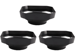 Parasol Gran Angular Extraíble De 3 Piezas (37 Mm X 72 Mm) Para Cámaras Y Videocámaras.