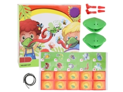Jogo De Língua Animal Para Crianças: Pegar Insetos, Comer Pragas, Jogo De Mesa Com Cartões