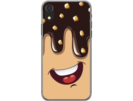Carcasa iPhone XR TUMUNDOSMARTPHONE Helado Chocolate Multicolor