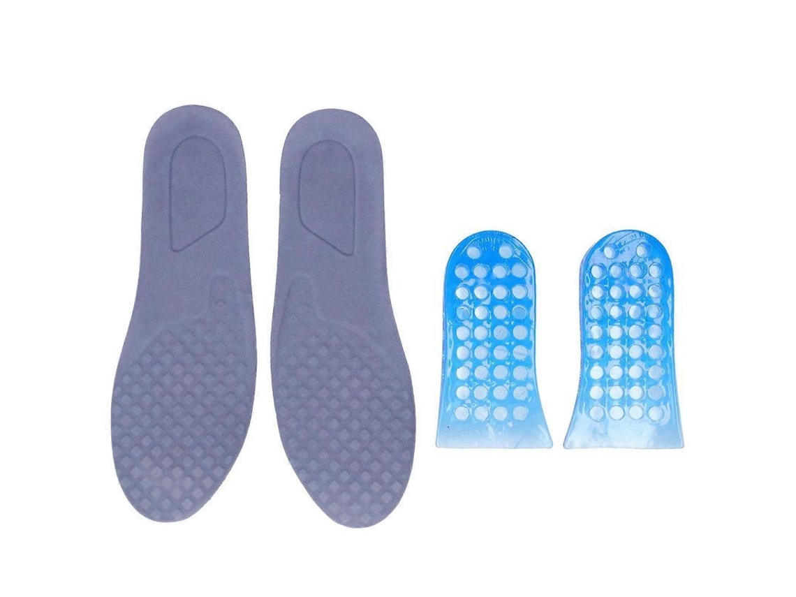 Plantilla Elevadora Con Absorción De Impactos, Aumenta La Altura En 5 Cm, Elástica Para Zapatos, Tallas 39-43.