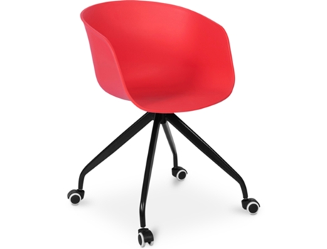 Silla de Oficina con Brazos Silla de Escritorio con Ruedas Guy Joan 53x55,6x81,8cm PRIVATEFLOOR