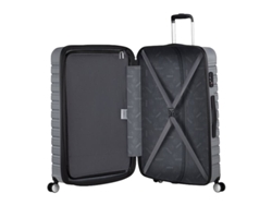 Maleta grande de 78 cm, 4 ruedas, Flashline, color plata, American Tourister