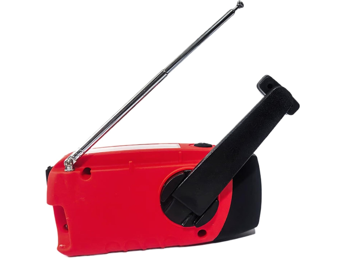 Cargador Compacto De Batería Solar De 2000 Mah Para Radio, Linterna Led Y Linterna.