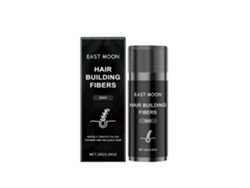 Polvo de fibra capilar negra para un cabello natural y fuerte.