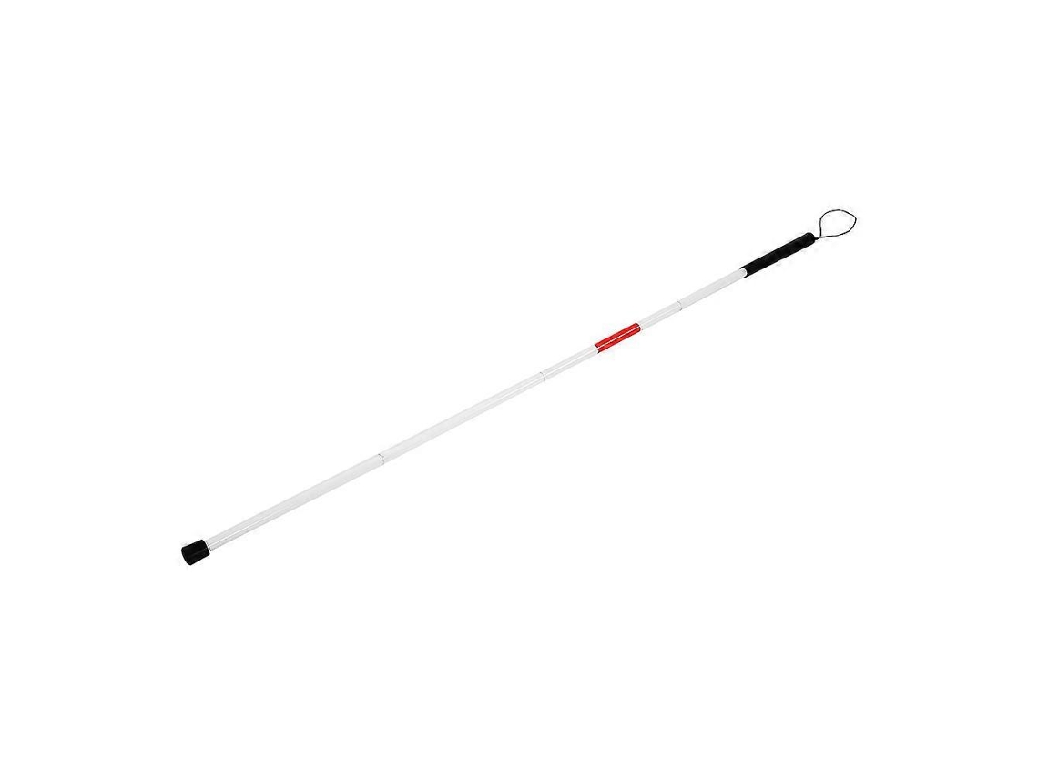Bastón plegable portátil reflectante con sistema antichoque para ayudar a caminar y a las personas con discapacidad visual.