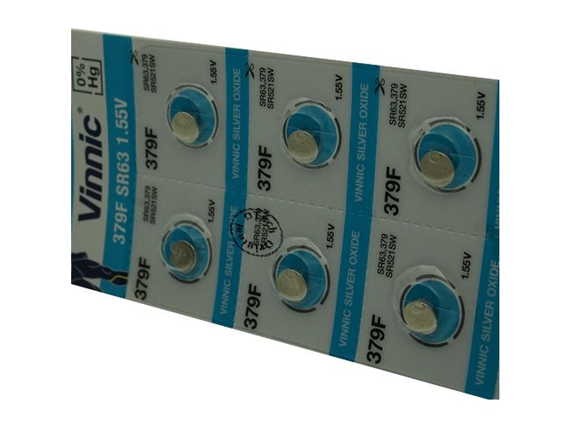 Juego de 10 Pilas OTECH Vinnic para Maxell SR521