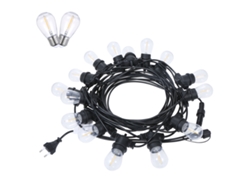 2026-luz De Cadena De Jardín Tomshine 16m 15 Enchufes Bombillas Led E27 Ip65 2700k Caliente Para Exterior Interior Fiesta Navidad