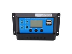 Veloriskku-controlador Pwm De Painel Solar Com Tela Lcd Carga E Descarga Inteligente Para Luzes De Rua 12v 24v 30a