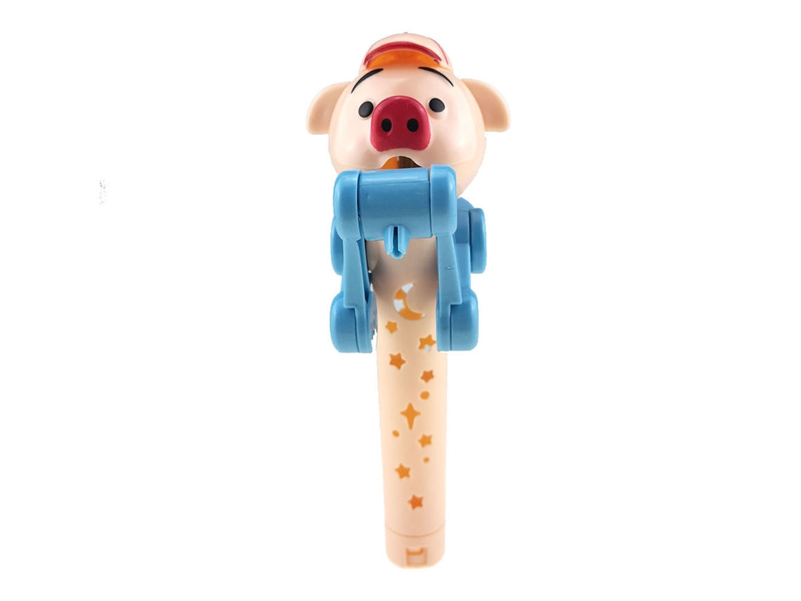 Suporte De Robô Para Pirulito Forma Animal Fofo Armazenamento Limpo Brinquedo Presente Plástico 21cm