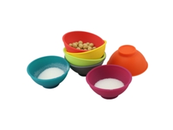 (12 Colores Sólidos) Contenedores De Silicona Para El Hogar, Tazas Multicolores, 67 Mm X 50 Mm