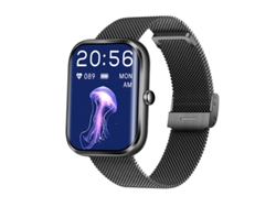 Reloj inteligente Bestvite con llamadas Bluetooth, pantalla de 1,96'', monitor de frecuencia cardíaca, monitor de presión arterial y modos deportivos.